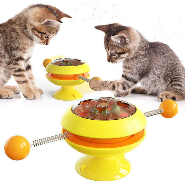 Cat Rotating Catnip Dispensing Toy