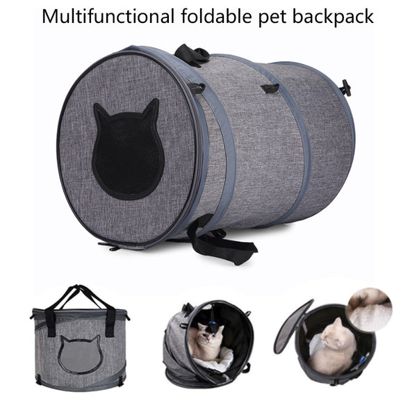 Foldable Pet Carrier Bag – Outdoor Travel Bag for Dogs & Cats